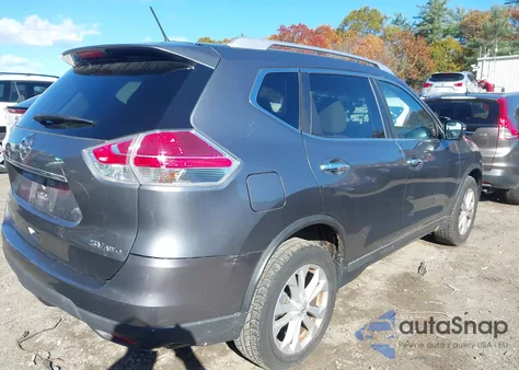 2015 Nissan Rogue Sv from USA, damaged, VIN KNMAT2MV2FP586407